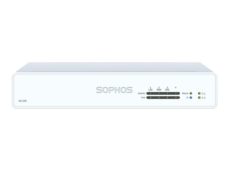 Sophos XG 105 - Rev 3 - security appliance - with 1 year EnterpriseProtect