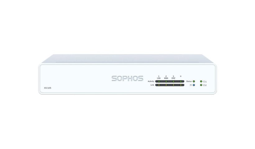 Sophos XG 105 - Rev 3 - security appliance - with 3 years EnterpriseProtect