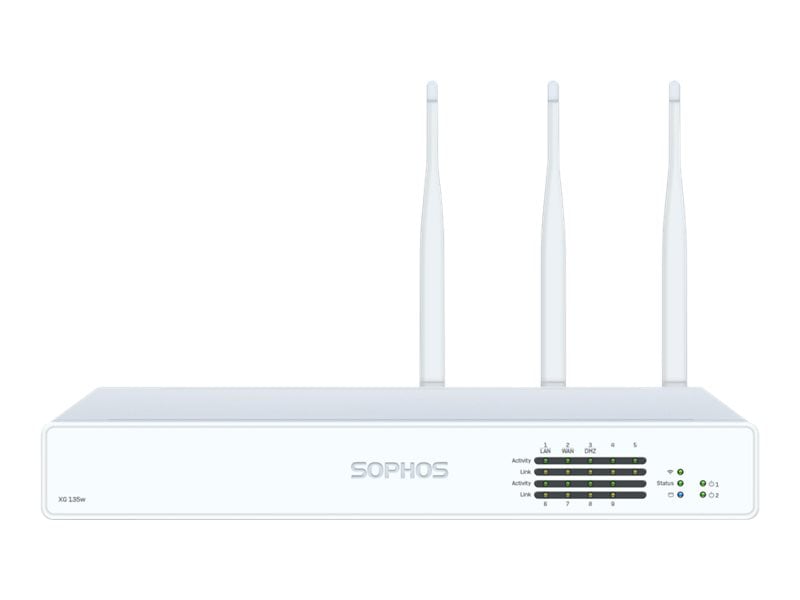 Sophos XG 135w - Rev 3 - security appliance - Wi-Fi 5 - with 3 years EnterpriseProtect Plus