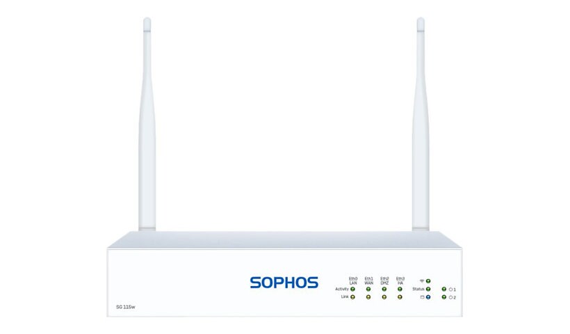 Sophos SG 115w - Rev 3 - security appliance - Wi-Fi 5 - with 3 years TotalProtect 24x7