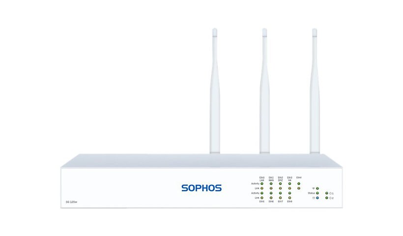 Sophos SG 125w - Rev 3 - security appliance - Wi-Fi 5 - with 2 years TotalP