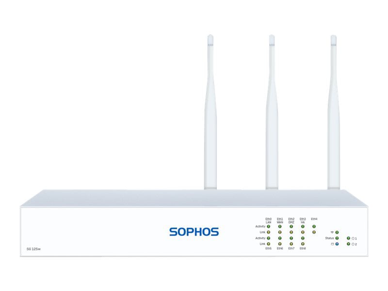 Sophos SG 125w - Rev 3 - security appliance - Wi-Fi 5