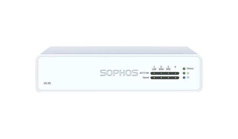 Sophos XG 85 - Rev 3 - security appliance - with 1 year TotalProtect