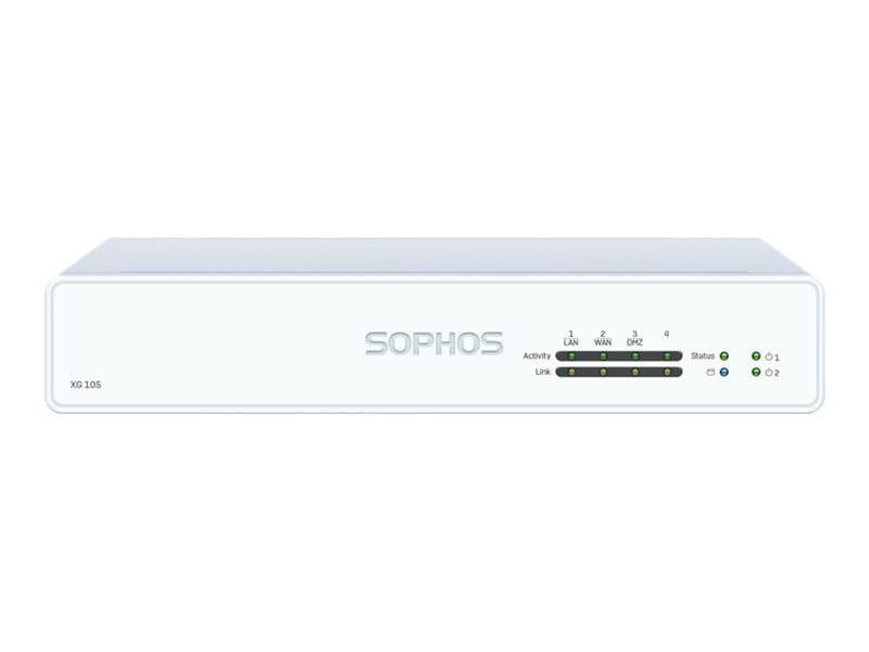 Sophos XG 105 - Rev 3 - security appliance - with 2 years TotalProtect Plus