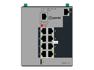 Perle IDS-509PP8 - switch - 9 ports - managed