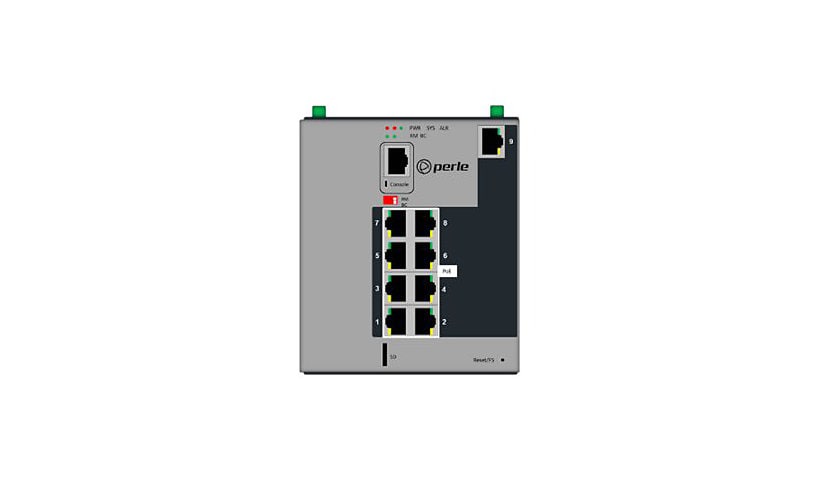 Perle IDS-509PP8 - switch - 9 ports - managed