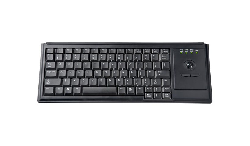 TG3 Electronics TG82 Low Profile With Trackball - keyboard - with trackball