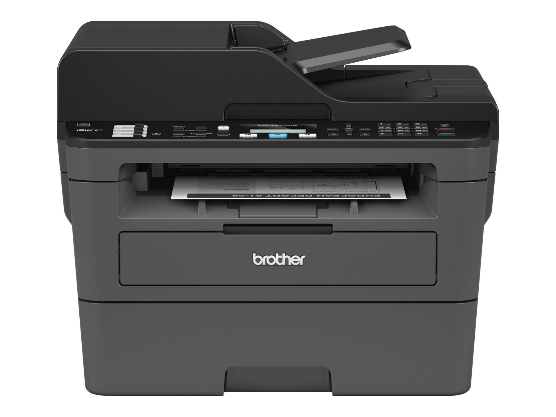 Brother MFC-L2710DW - imprimante multifonctions - Noir et blanc