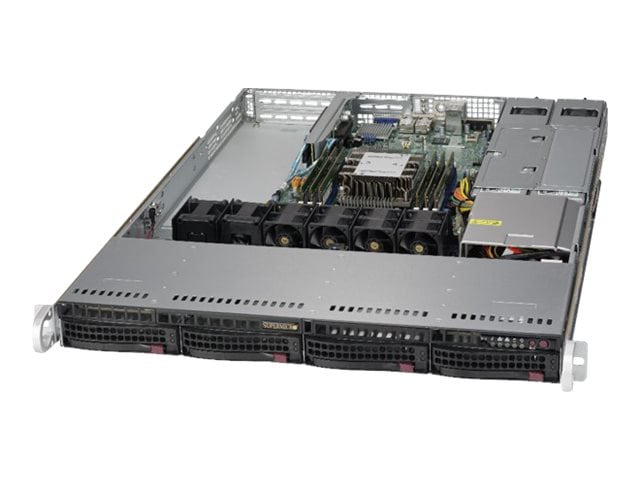 Supermicro SuperServer 5019P-WTR - rack-mountable - AI Ready - no CPU - 0 GB - no HDD