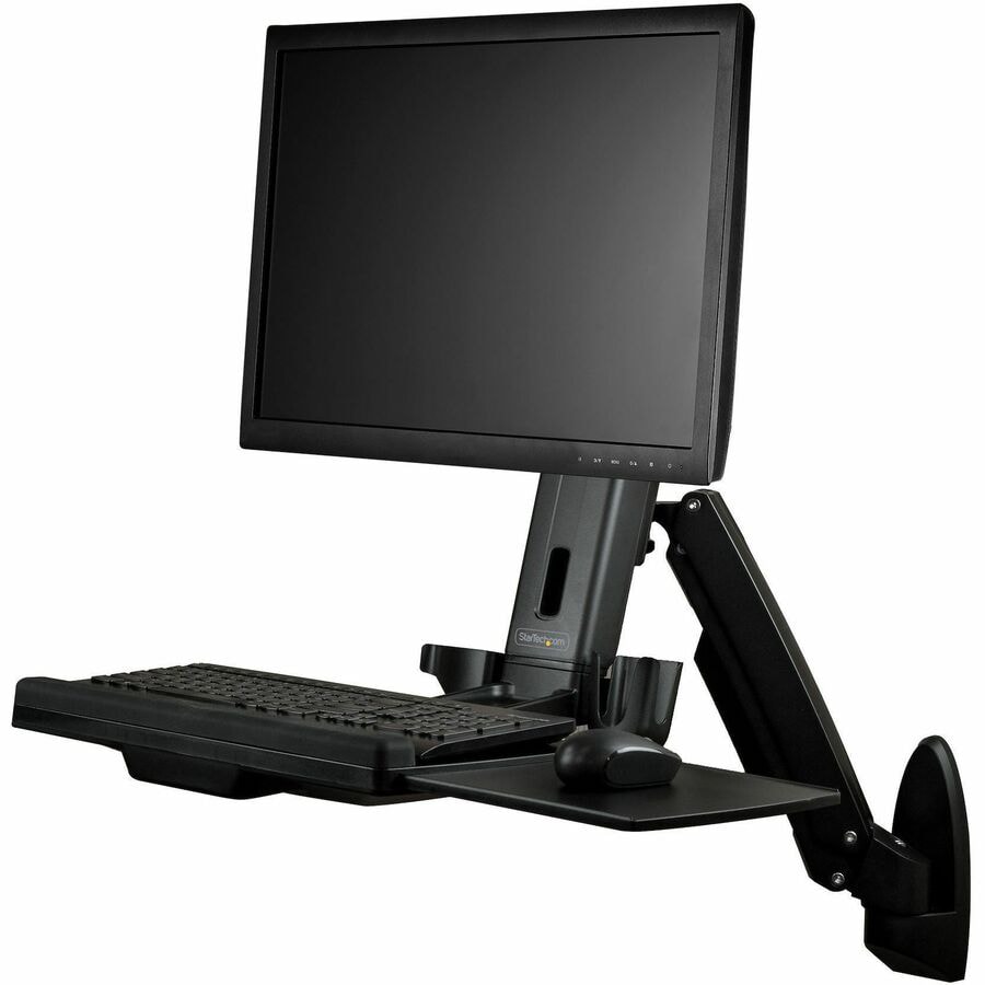 StarTech.com Wall Mount Workstation VESA Monitor - Adjustable Standing Desk