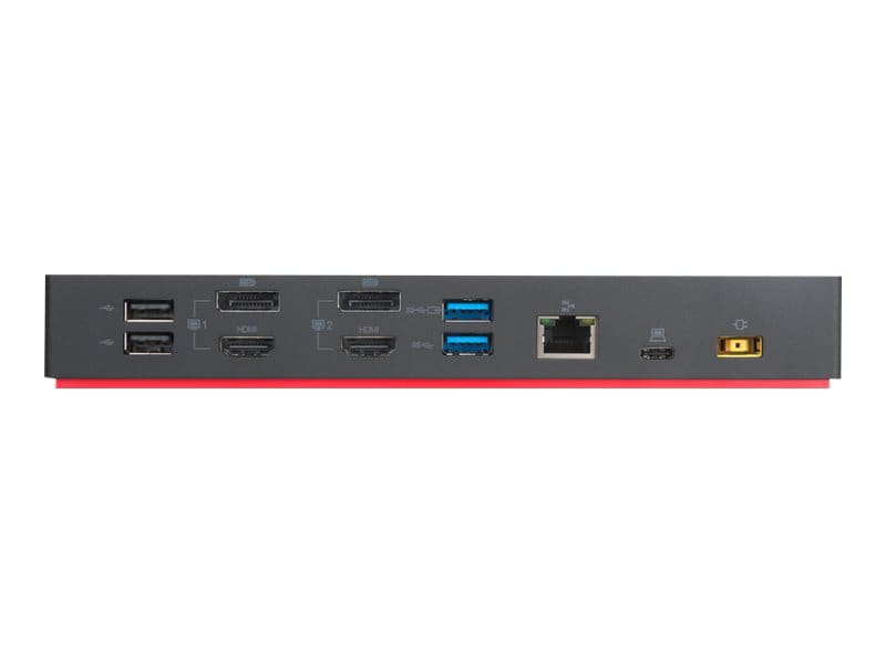 Thumbnail 4 of 5 for Lenovo ThinkPad Hybrid USB-C with USB-A Dock - docking station - USB-C - 2 x HDMI, 2 x DP - 1GbE