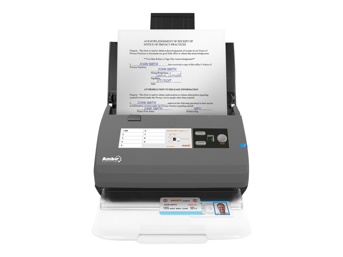 Ambir ImageScan Pro 830ix - document scanner - desktop - USB 2.0