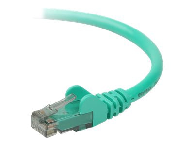 Belkin Cat6 20ft Green Ethernet Patch Cable, UTP, 24 AWG, Snagless, Molded, RJ45, M/M, 20'