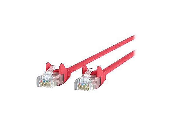 Belkin patch cable - 30 ft - red