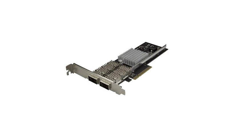 StarTech.com Dual Port 40G QSFP+ Network Card - Intel XL710 Open QSFP+ Converged Adapter PCIe 40 Gigabit Fiber Ethernet