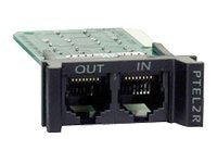 APC by Schneider Electric Replaceable, Rackmount, 1U, 2 Line Telco Surge Protection Module