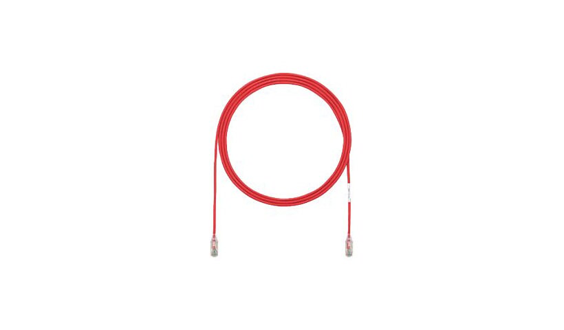 Cat 6 28 AWG UTP Copper Patch Cord, 5 ft, Red