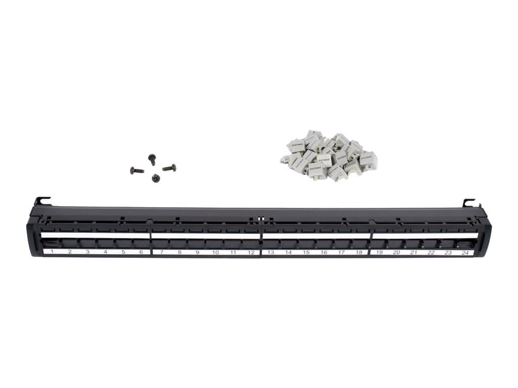 SYSTIMAX 24PT U/UTP FLAT SGL-ROW PNL