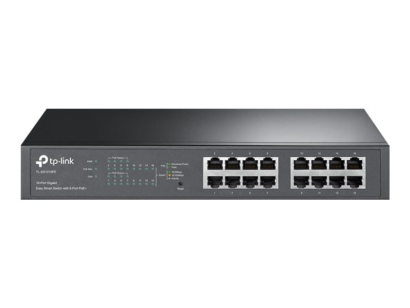 TP-Link TL-SG1016PE - 16-Port Gigabit Easy Smart PoE Switch with 8-Port PoE