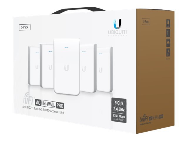 UBIQUITI UNIFI AC1750 IN-WALL AP 5PK