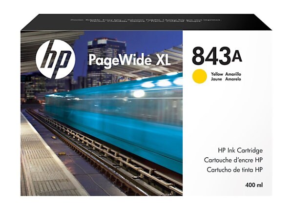 HP 843A - yellow - original - PageWide XL - ink cartridge