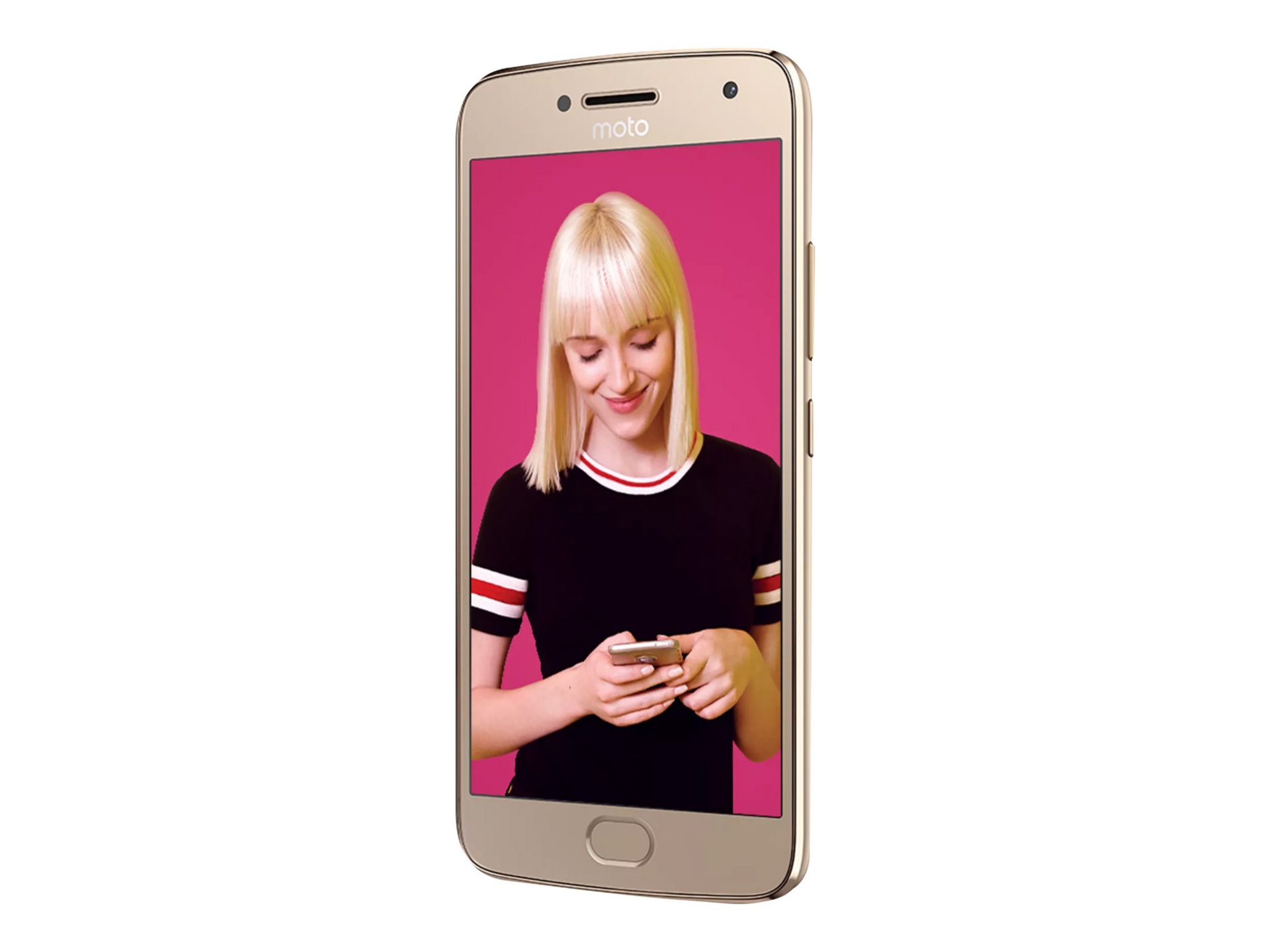 Motorola Moto G5S Plus - blush gold - 4G LTE - 64 GB - CDMA / GSM - smartphone