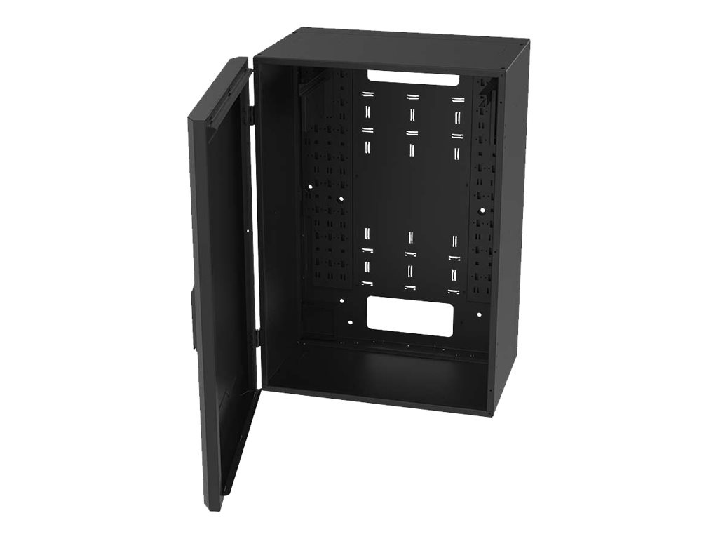 Legrand 4ru Vertical Wall Mount Cabinet With Full Door 36in Height Taa Ca Vwmfd 4ru 36 B Racks Enclosures Cdw Com
