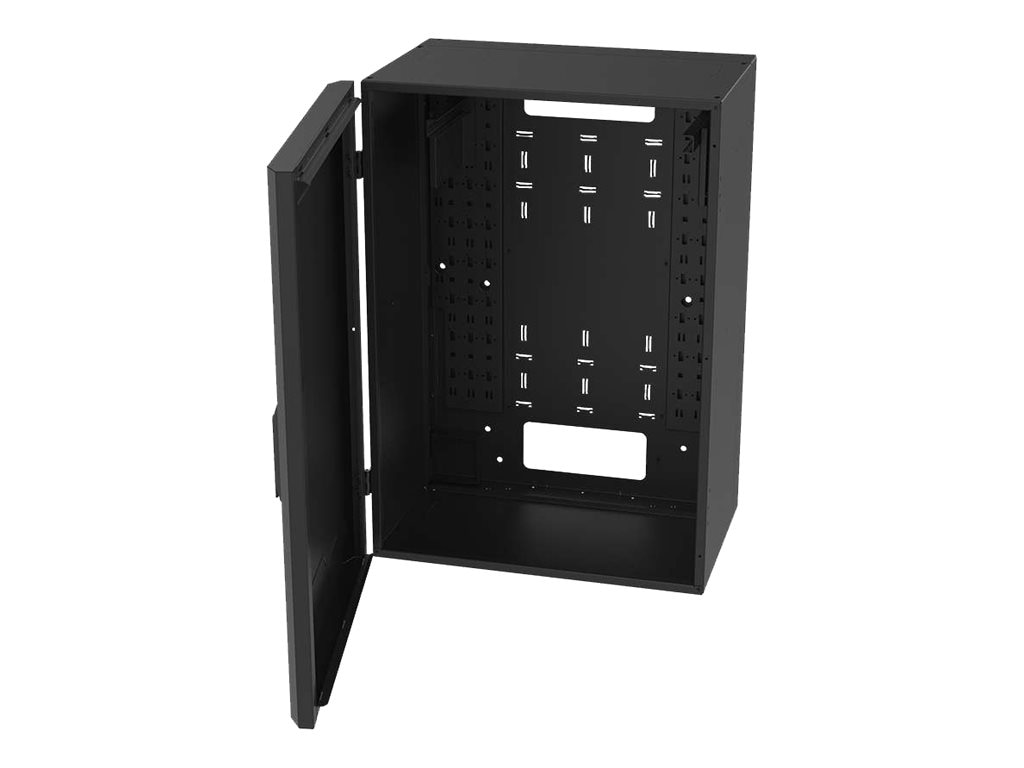 Legrand 8RU Vertical Wall-Mount Cabinet with Full Door - 36in Height TAA -