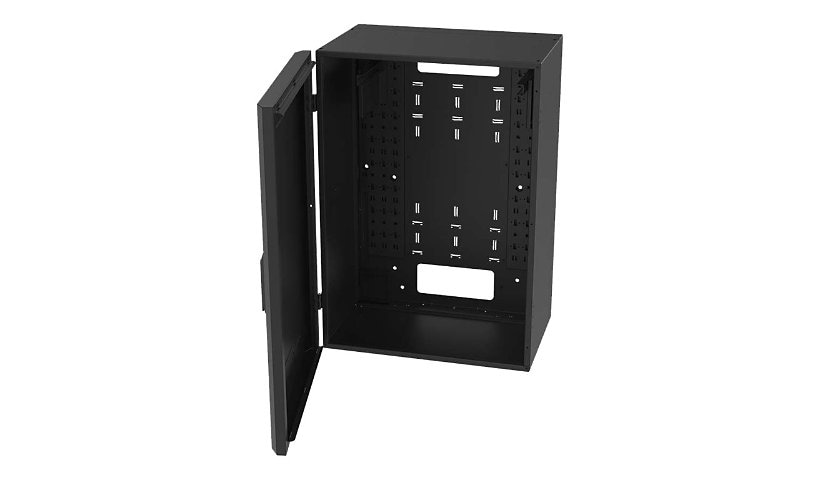 Legrand 8RU Vertical Wall-Mount Cabinet with Full Door - 36in Height TAA - system cabinet - 8U