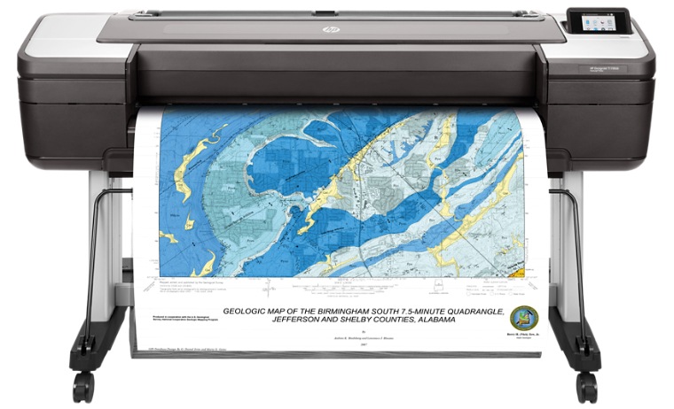 HP Designjet T1700dr PostScript Inkjet Large Format Printer - 44