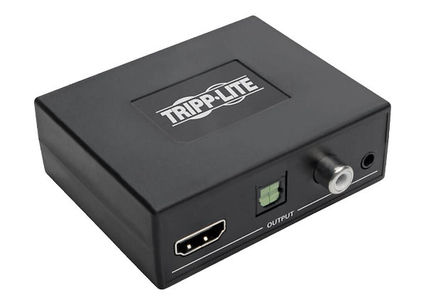 Tripp Lite 4K Audio Extractor with TOSLINK, RCA and 3.5 mm Stereo Output, 7.1 Channel, HDCP 2.2, 4K @ 60 Hz, HDR - - P130-000-AUD4K6 - Audio - CDW.com