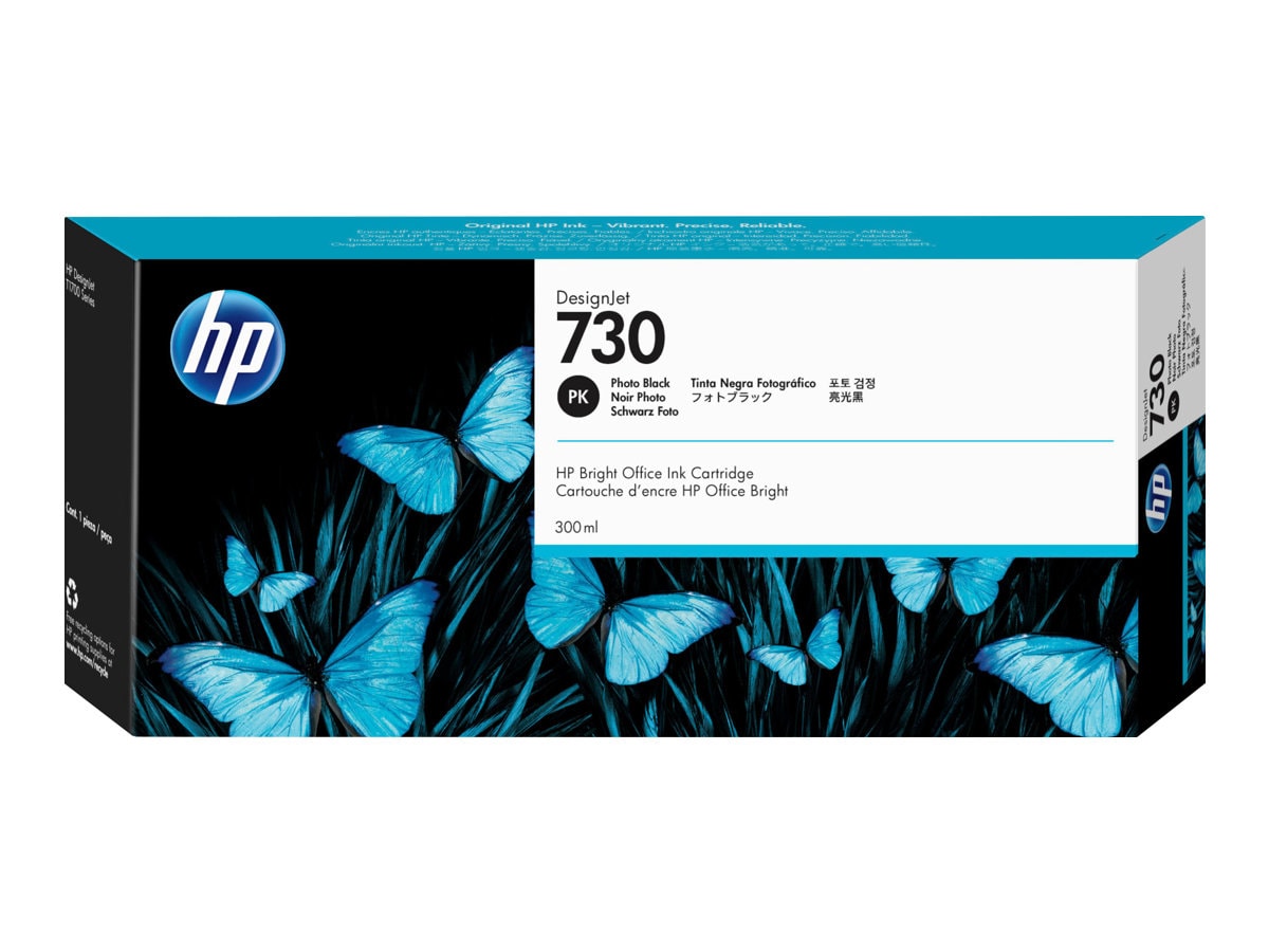 HP 730 Original High Yield Inkjet Ink Cartridge - Photo Black Pack