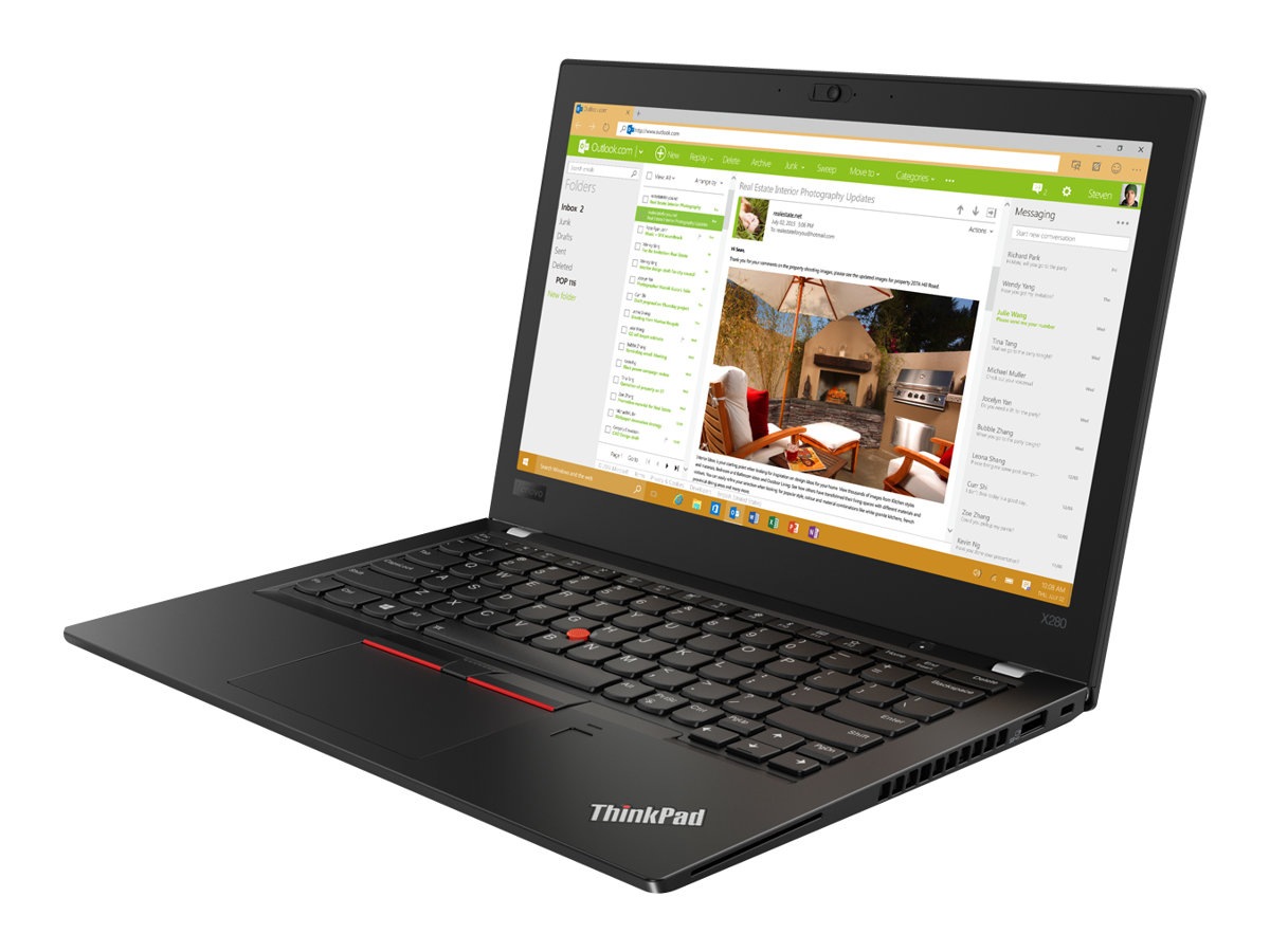 Lenovo ThinkPad X280 - 12.5" - Core i5 8350U - 8 GB RAM - 256 GB SSD - US