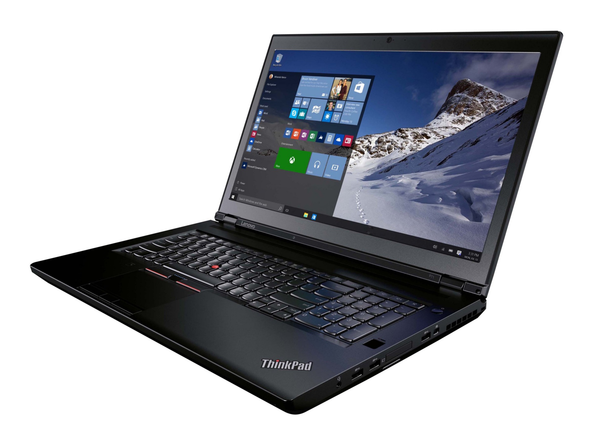 Lenovo ThinkPad P71 - 17.3" - Xeon E3-1505MV6 - 16 GB RAM - 512 GB SSD