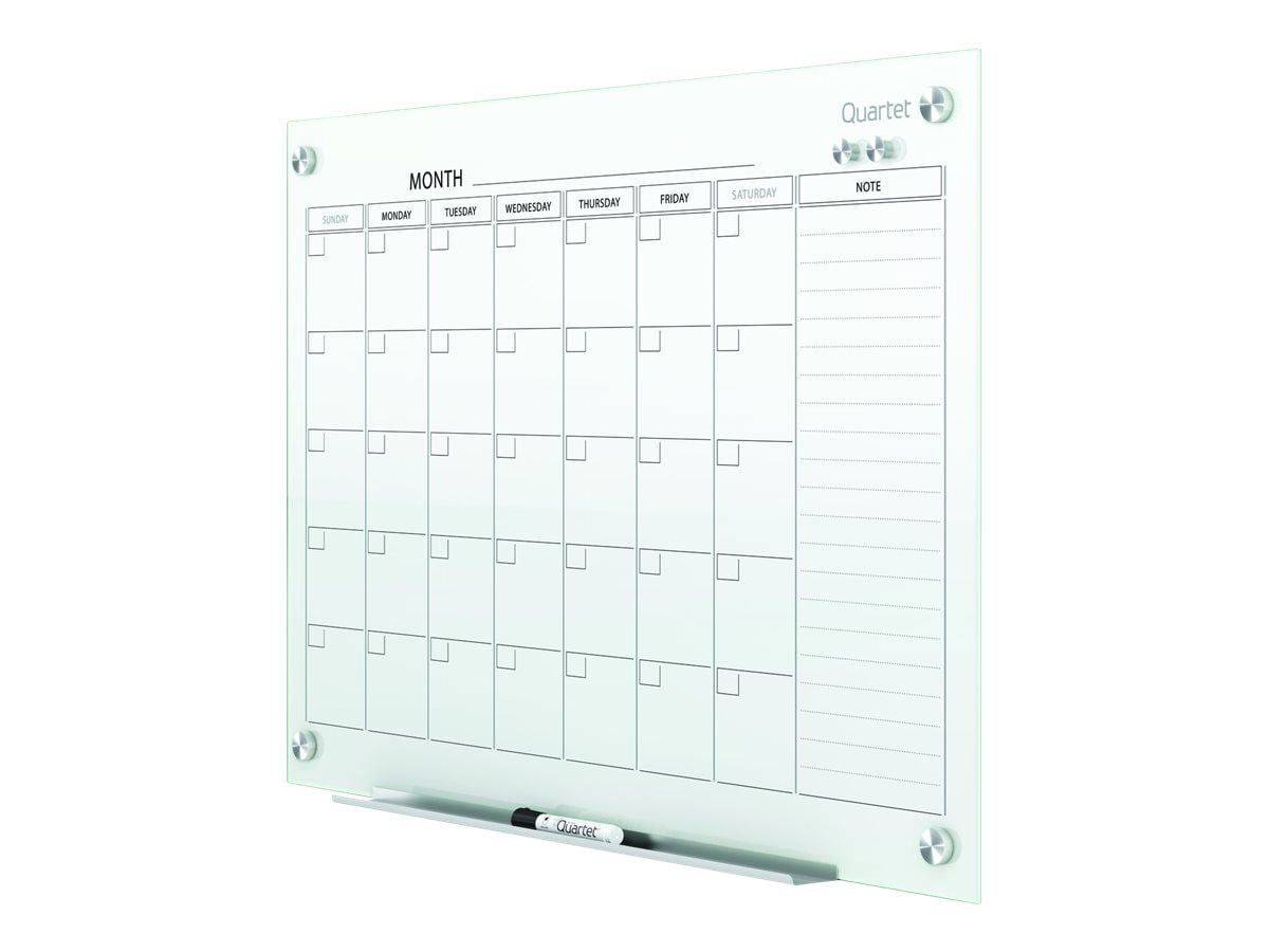 Quartet Infinity dry erase planner board - 35.98 in x 24.02 in - white