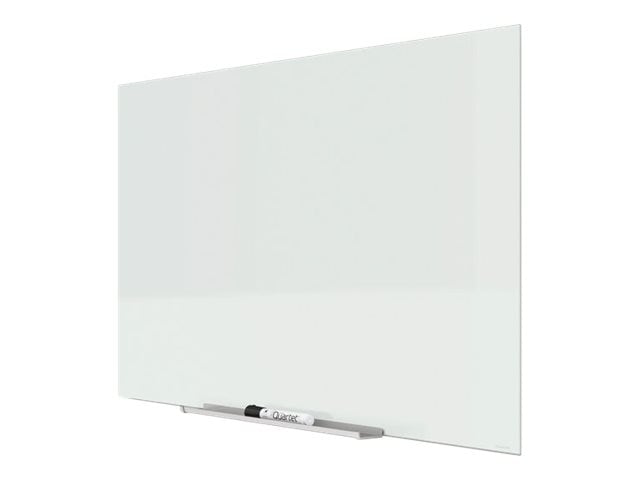 Quartet InvisaMount 7' x 4' White Magnetic Glass Whiteboard