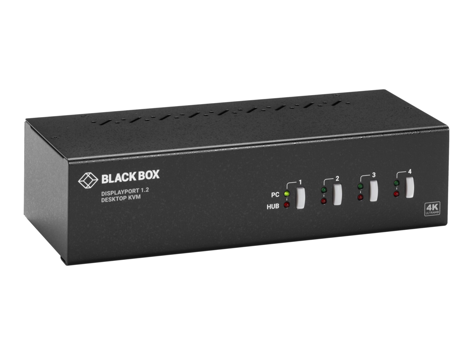 Black Box Desktop 4K60 DisplayPort KVM Switch Dual-Head - KVM / audio / USB