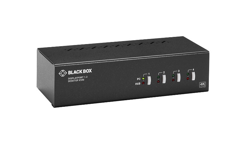 Black Box Desktop 4K60 DisplayPort KVM Switch Dual-Head - KVM / audio / USB