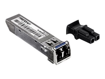 TRENDnet SFP to RJ45 Industrial Single-Mode LC Module (10km); TI-MGBS10; 1000Base-LX Industrial SFP; Compliant with IEEE
