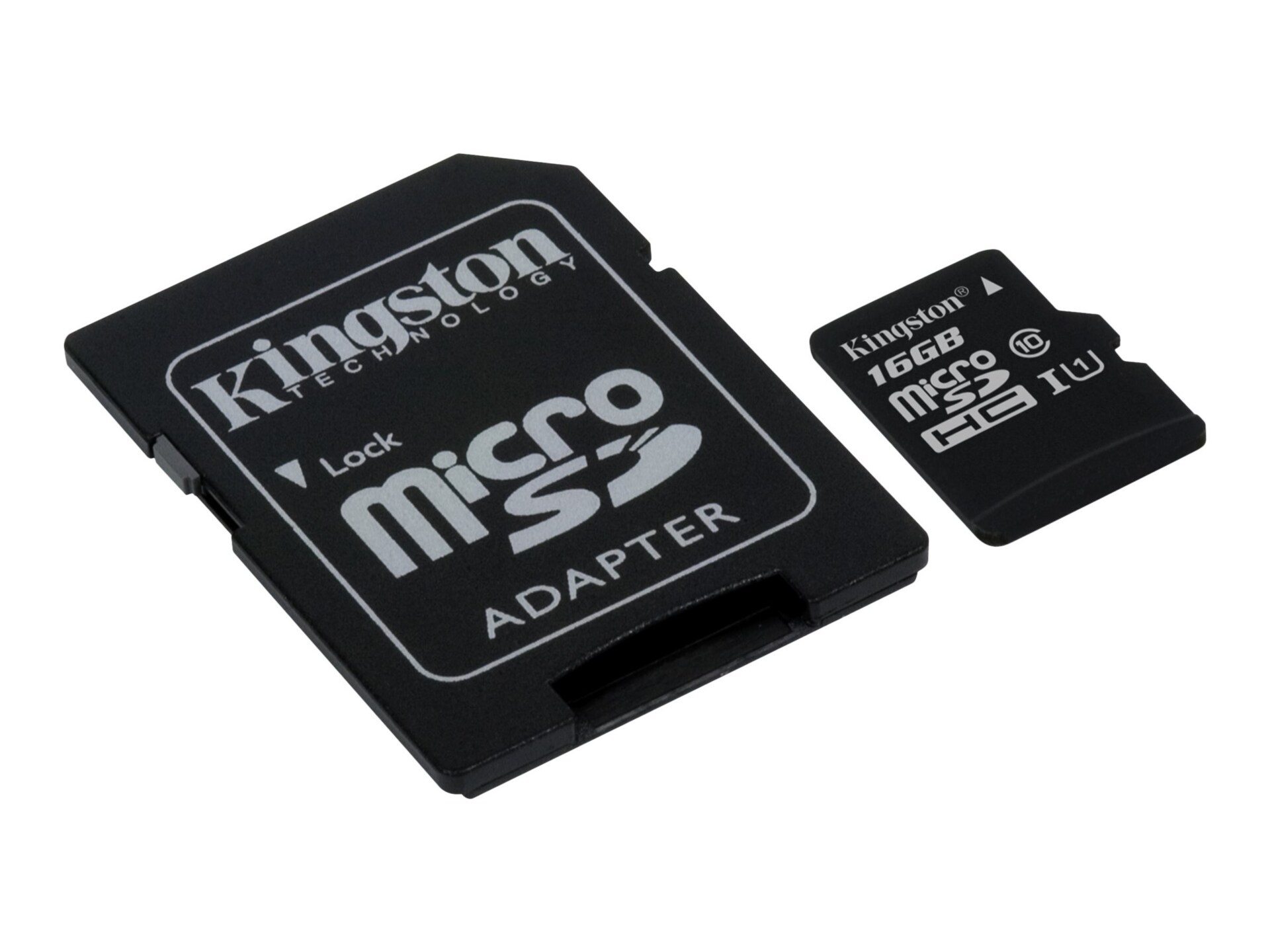 Kingston Canvas Select - flash memory card - 16 GB - microSDHC UHS-I