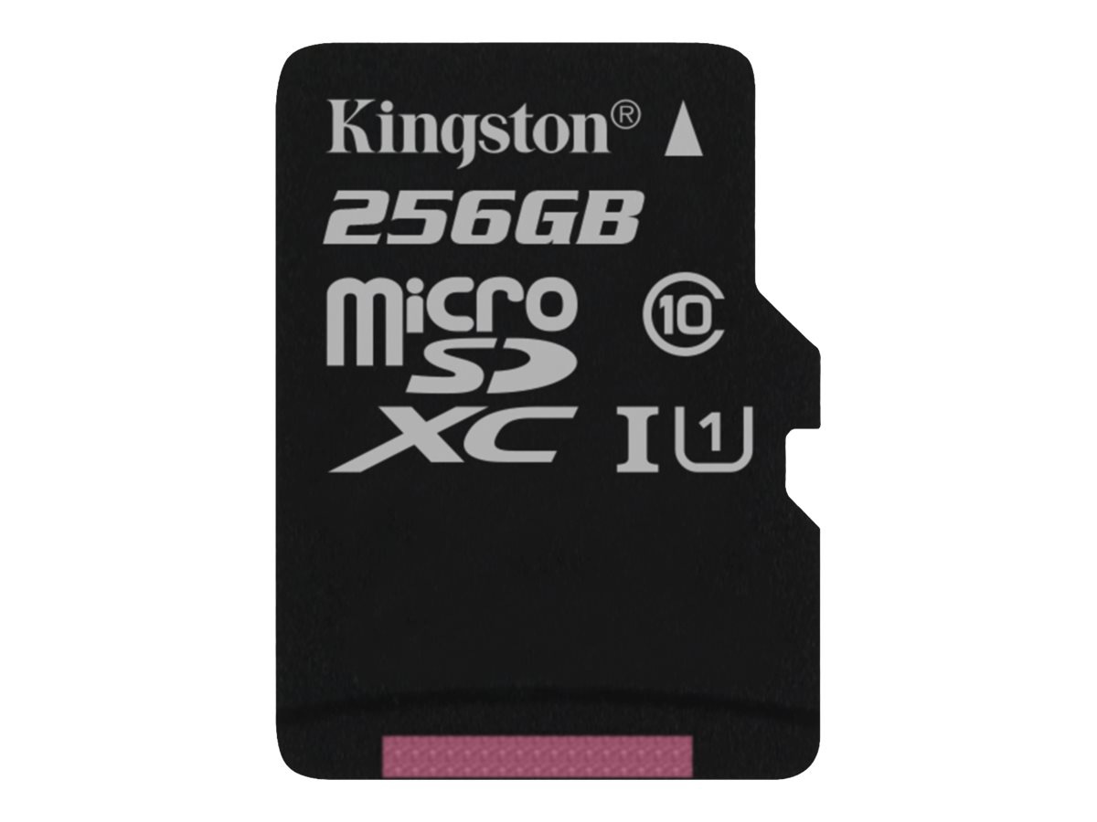 Kingston Canvas Select - flash memory card - 256 GB - microSDXC UHS-I
