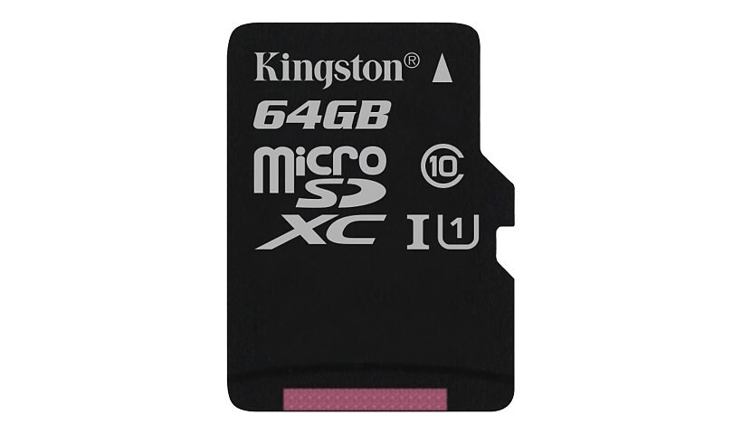 Kingston Canvas Select - flash memory card - 64 GB - microSDXC UHS-I