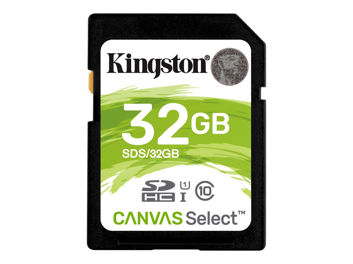 Kingston Canvas Select - flash memory card - 32 GB - SDHC UHS-I