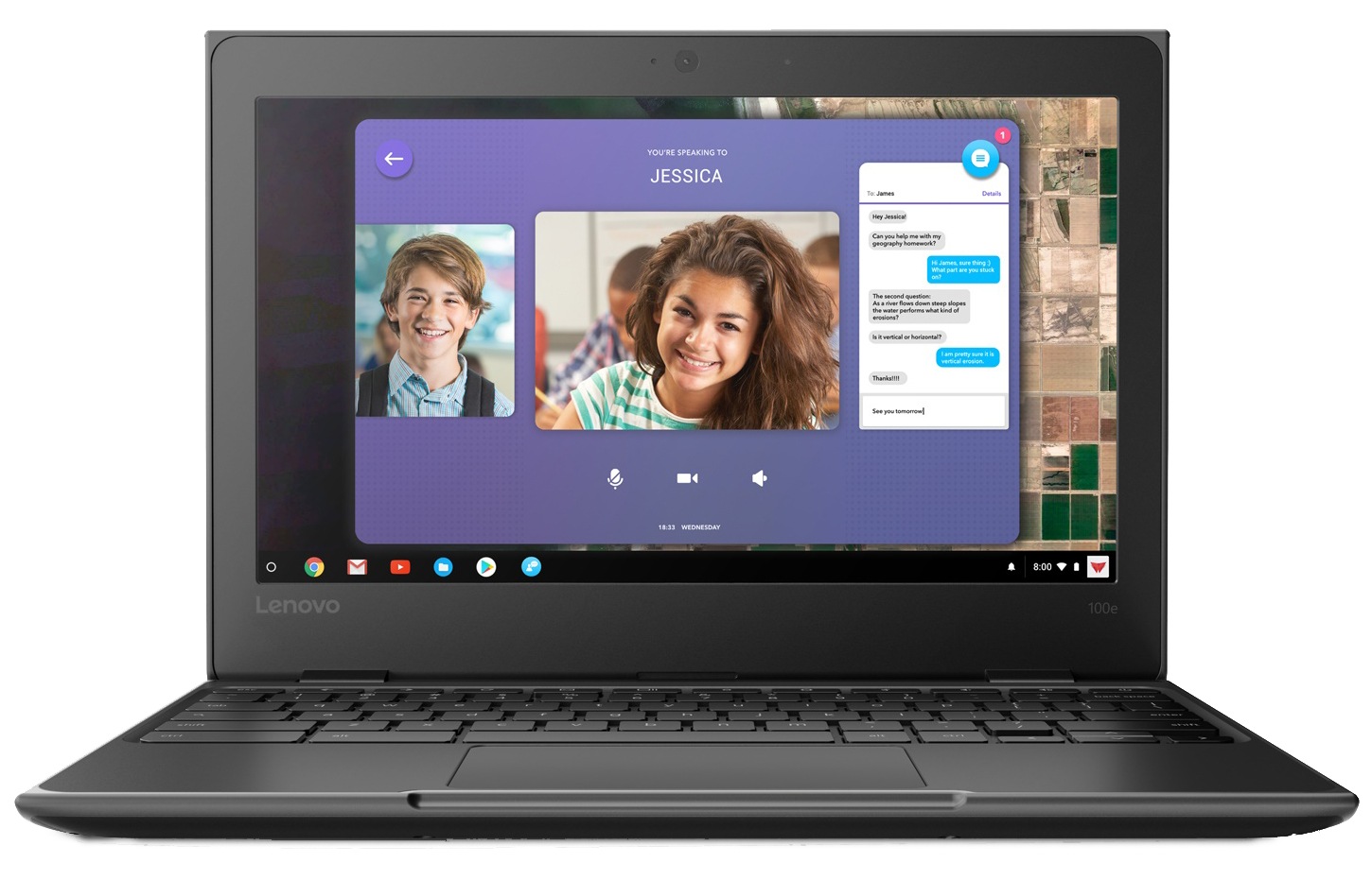 LVO 100E G1 N3350 32GB 4GB CHROME