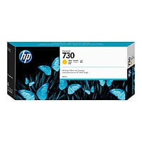 HP 730 Original High Yield Inkjet Ink Cartridge - Yellow Pack