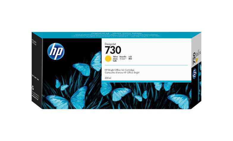HP 730 Original High Yield Inkjet Ink Cartridge - Yellow