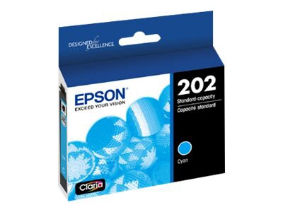 Epson 202 With Sensor - cyan - original - ink cartridge