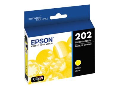 Epson 202 With Sensor - yellow - original - ink cartridge