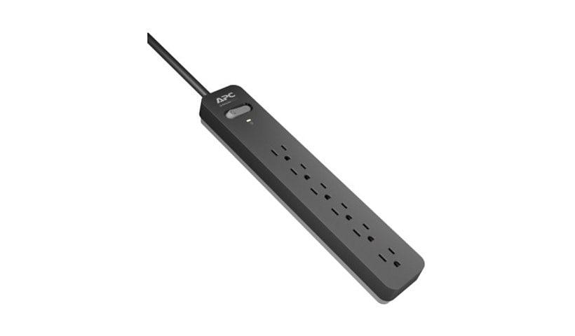 APC by Schneider Electric SurgeArrest Essential 6-Outlet Surge Suppressor/Protector