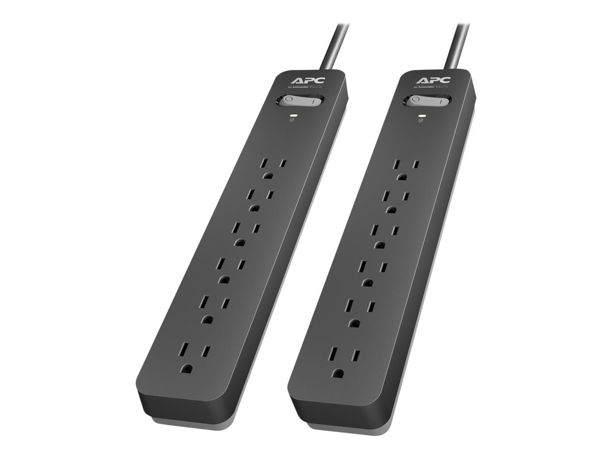 APC by Schneider Electric SurgeArrest Essential 6-Outlet Surge Suppressor/Protector